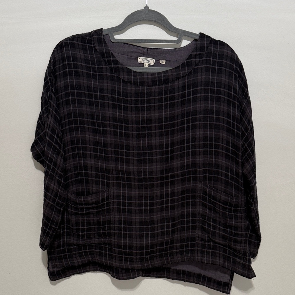 Fat Face U.K. Plaid long Sleeve Tunic